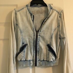 Light blue wash denim